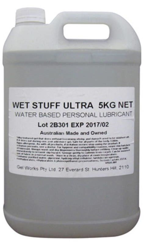 Wet Stuff Ultra 5kg - Water Based Lubes