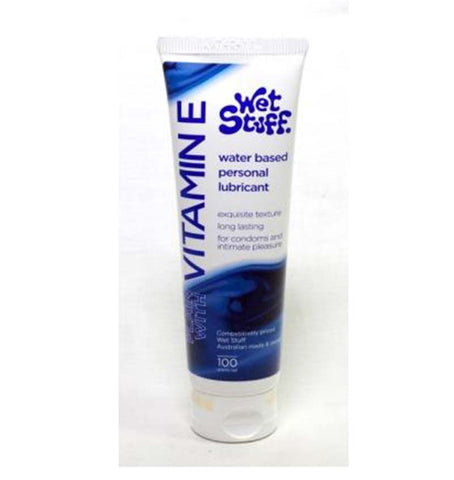 Wet Stuff With Vitamin E Lubricant Disc Top - Water Based Lubes