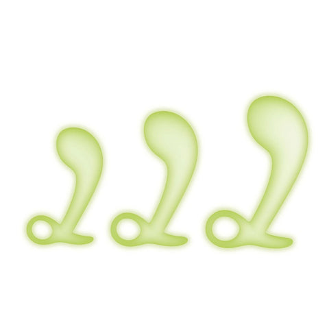 WhipSmart Luminous Prostate Pleasure Set - 3-Piece Kit - Prostate Toys