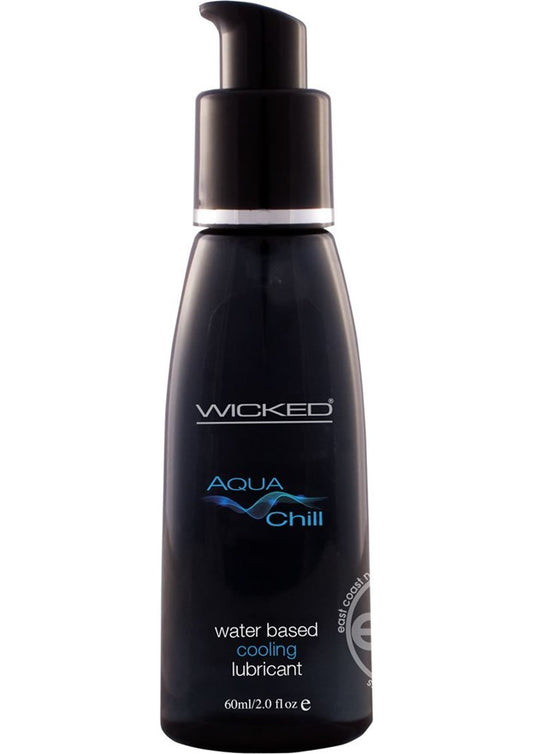 Wicked Aqua Chill Water Based Cooling Lubricant - Water Based Lubes