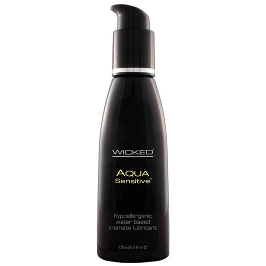 Wicked Aqua Sensitive Hypoallergenic Lube 120ml - Water Based Lubes