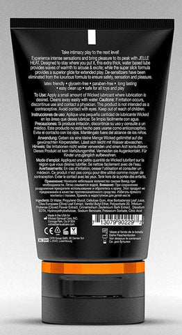 Wicked Jelle Heat Anal Gel Lube 120ml - Anal Lubes