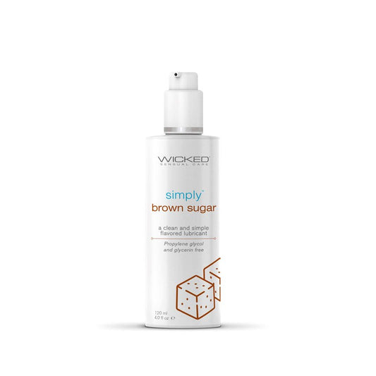 Wicked Simply Aqua Brown Sugar - Water Based Lubes