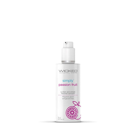 Wicked Simply Aqua Passion Fruit - Water Based Lubes