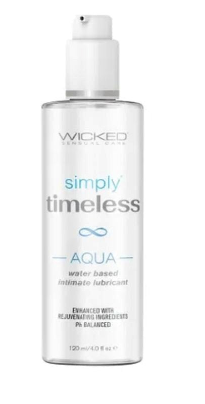 Wicked Simply Timeless Aqua 120ml - Water Based Lubes