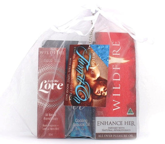 Wildfire Turn it On Enhance Her Gift Pack - Delay and Excite Sprays