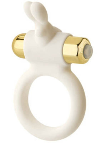 Doc Johnson Wonderland The White Wabbit Vibrating Cock Ring - Vibrating Cock Rings