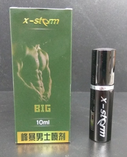 X-Storm Men's Delay Spray Black Label 10ml - Delay and Excite Sprays