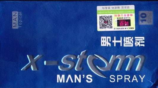 X-Storm Men's Delay Spray Blue Label 10ml - Delay and Excite Sprays