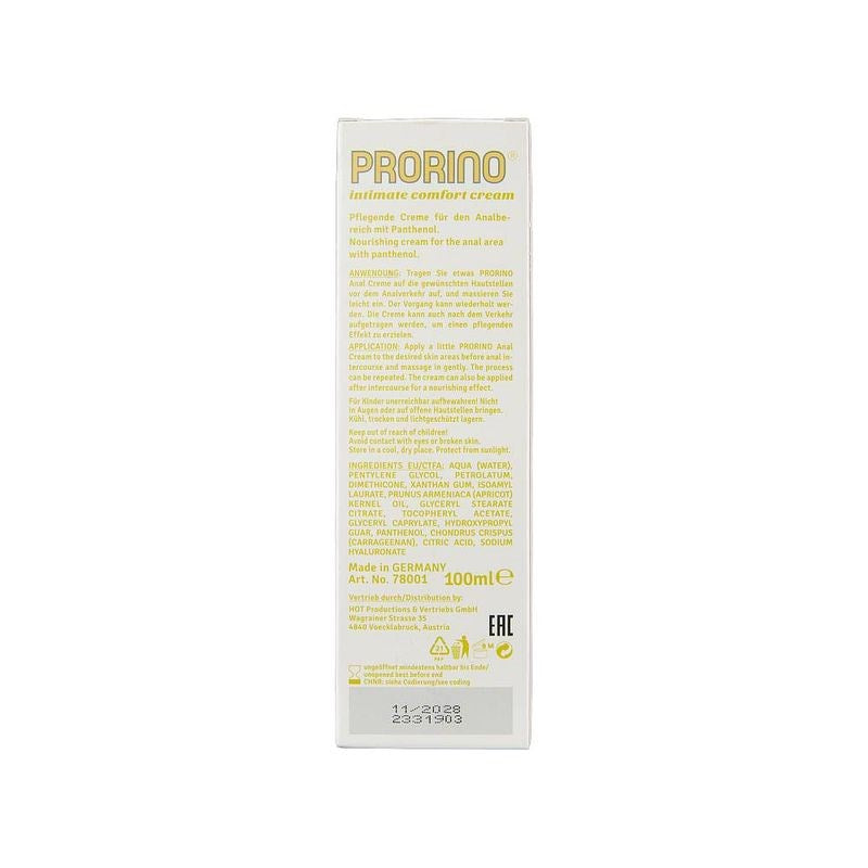 Hot Ero PRORINO Unisex Anal Comfort Cream 100ml - Default Title - Anal Lubes