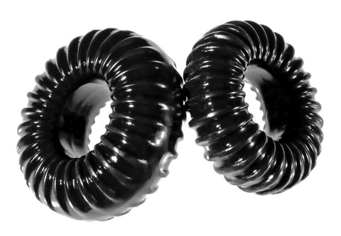 Xplay Ribbed Ring Slim Pack - Cock Rings