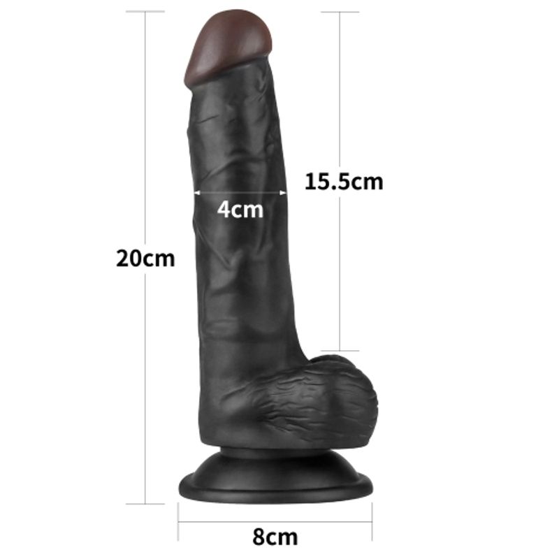Lovetoy 7.5 Inches Easy Strap On Dildo Set Black - Strap On Sextoys