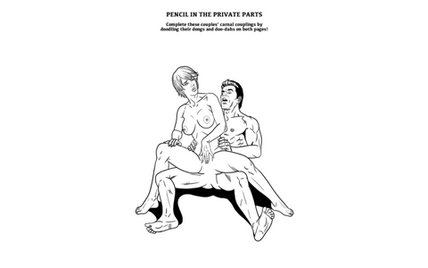 Wood Rocket Kama Sutra Colouring Book - Party Gifts and Novelties