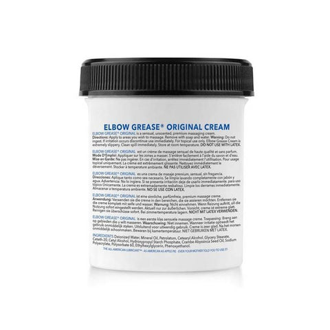 Elbow Grease Original Oil Based Massage Cream 100ml - Massage Oils and Lubricants