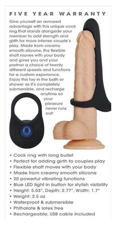 Zero Tolerance Cock Armor Vibrating Cock Ring - Pumps, Extenders and Sleeves