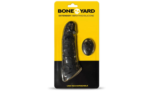 C1R Releasing Boneyard Vibrating Silicone Penis Extender - Penis Sleeves and Extenders