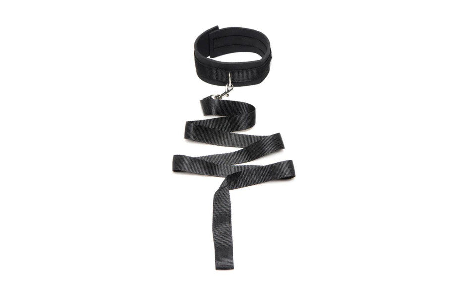 Frisky Neoprene Collar And Leash Set Black - Black - Collars and Leads