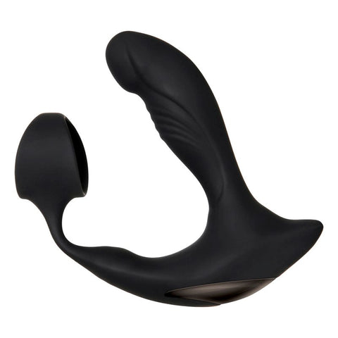 Zero Tolerance Strapped & Tapped Prostate Vibrator Black - Butt Plugs