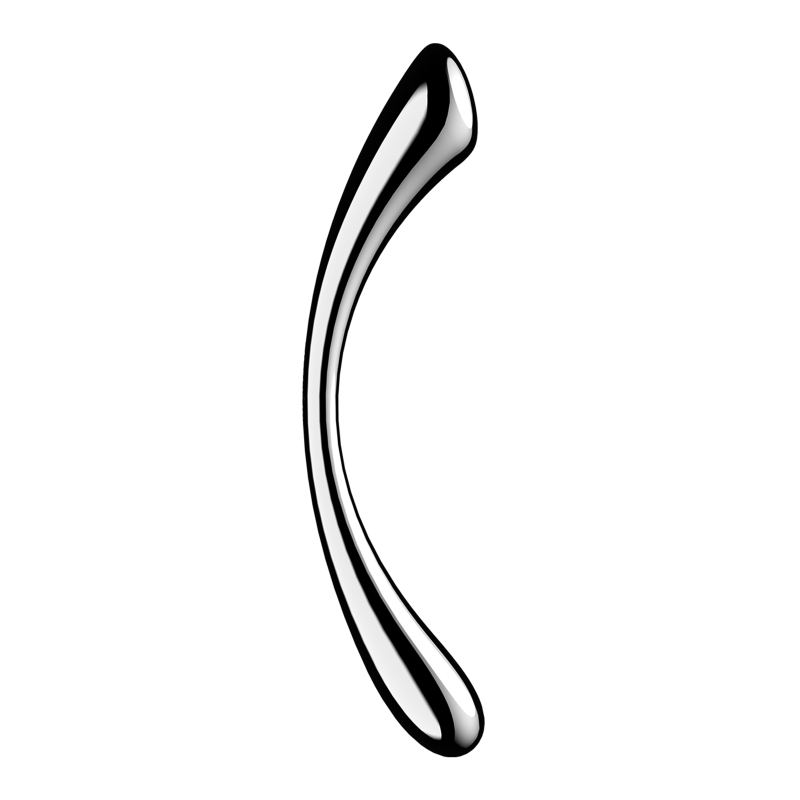 Satisfyer Cosmic Crest 1 High Quality Metal Dildo - Silver - Steel Sex Toys