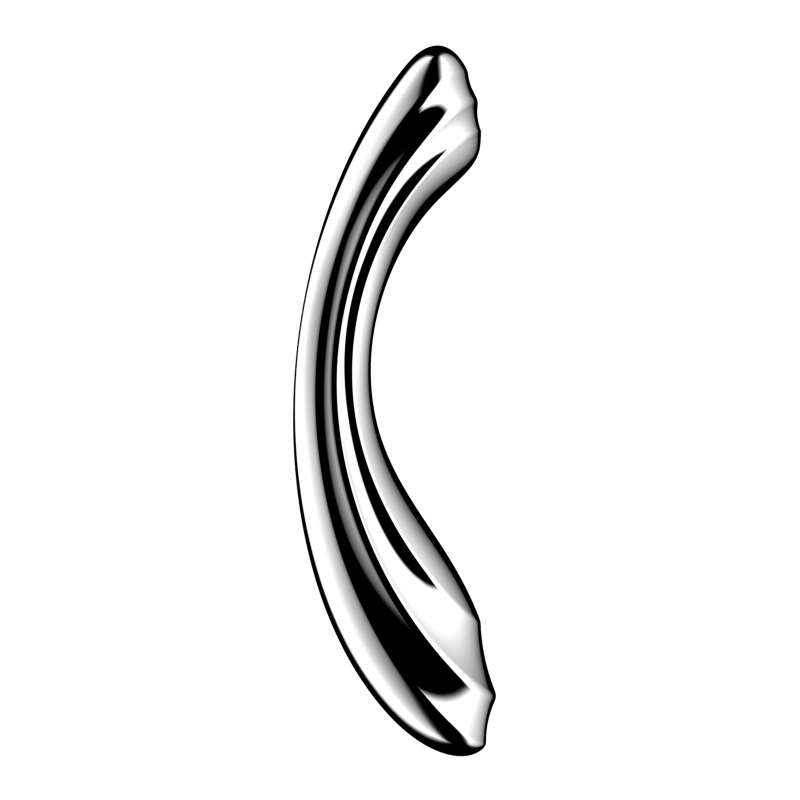 Satisfyer Pure Gravity 2 High Quality Metal Dildo - Silver - Steel Sex Toys