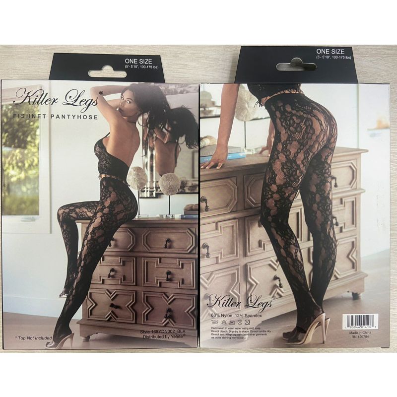 Killer Legs Fishnet Tights Bold and Flirty Styles OS - - Fishnet and Thigh Highs
