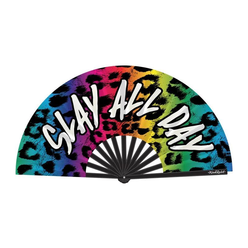 Wood Rocket Slay All Day Fan Sex Party Gifts - Rainbow - Party Gifts and Novelties
