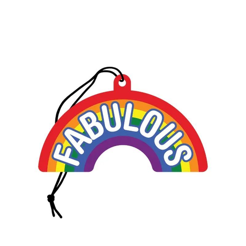 Wood Rocket Fabulous Air Freshener For Car - Rainbow - Party Gifts and Novelties