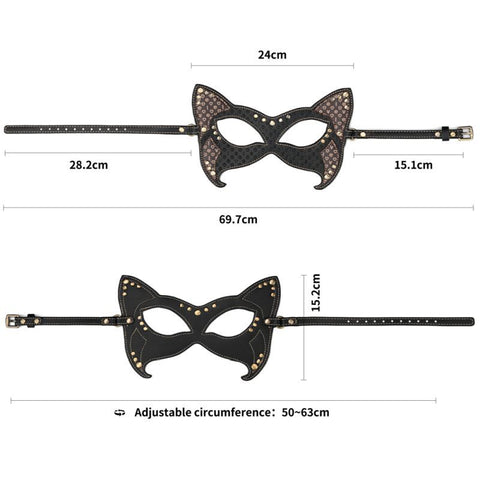 Lovetoy Rebellion Reign BDSM Play Cat Mask - Masks And Blindfolds