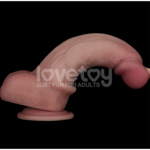 Lovetoy Sliding Skin Pro Dual Layer Realistic Silicone Dong - Realistic Dildos