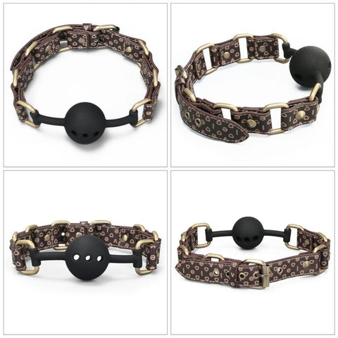 Lovetoy Rebellion Reign BDSM Play Ball Gag - Bondage Gags and Bits