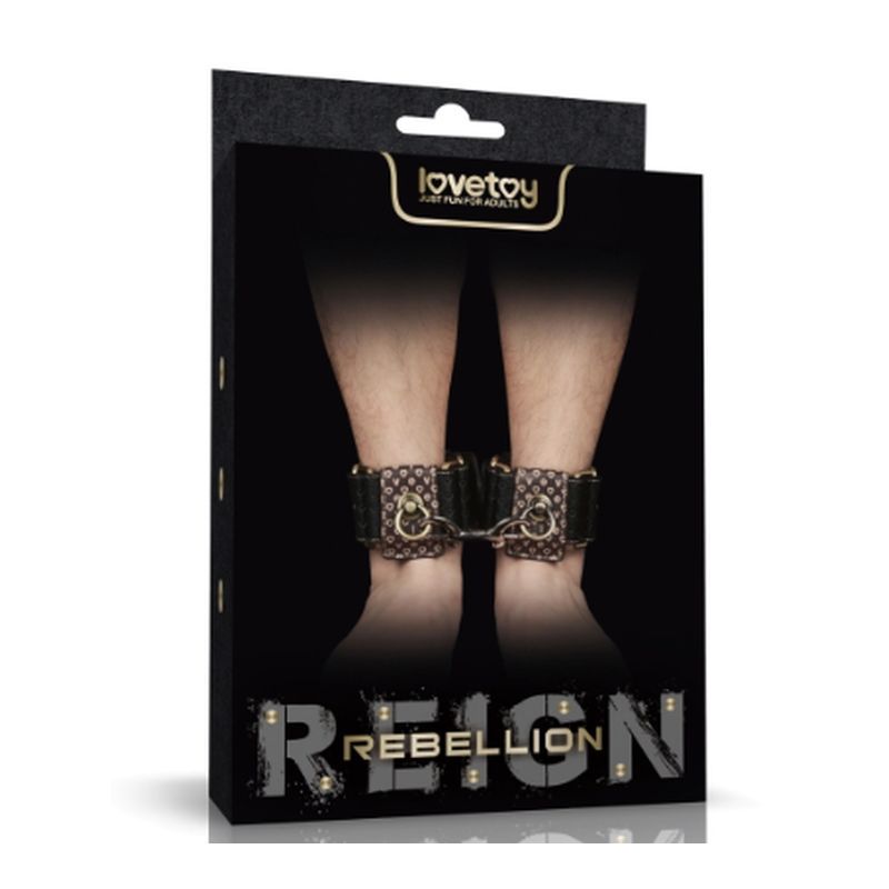 Lovetoy Rebellion Reign Fetish Play Ankle Cuffs - - Cuffs And Restraints