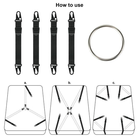 Lovetoy Rebellion Reign Under Mattress Restraint - Cuffs And Restraints