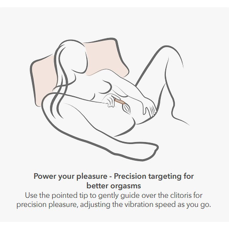 Rocks Off Golden Rose Rechargeable Bullet Vibrator - - Bullet Vibrators