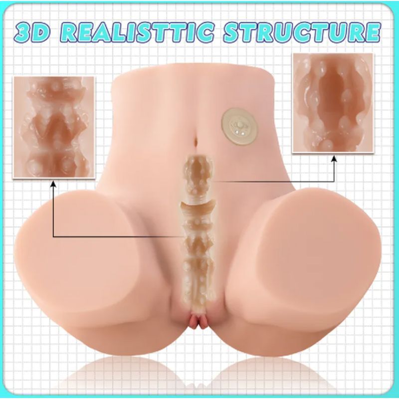 XISE Maya USB Auto Suction Pussy and Ass Masturbator - - Masturbators and Strokers