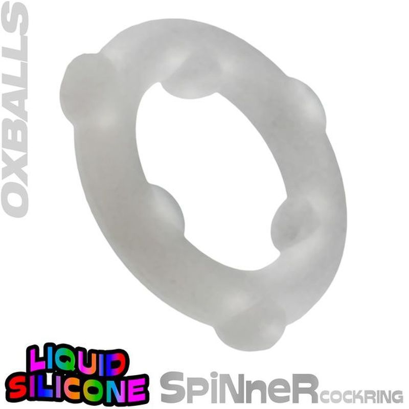 OxBalls Spinner Stretchy Silicone Cock Ring - - Stretchy Cock Rings