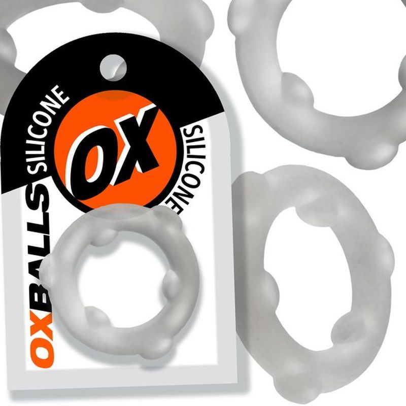 OxBalls Spinner Stretchy Silicone Cock Ring - - Stretchy Cock Rings