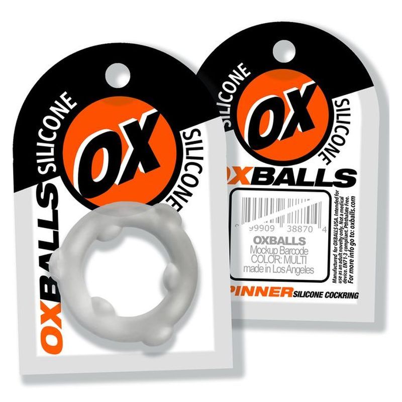 OxBalls Spinner Stretchy Silicone Cock Ring - - Stretchy Cock Rings