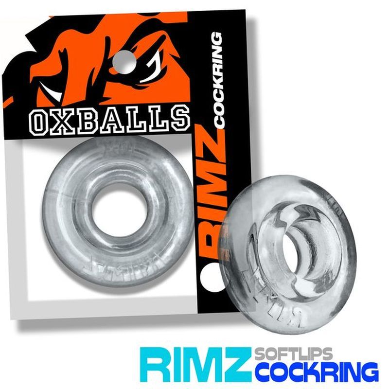 OxBalls Rimz Thick Grippy Mens Cock Ring - - Stretchy Cock Rings