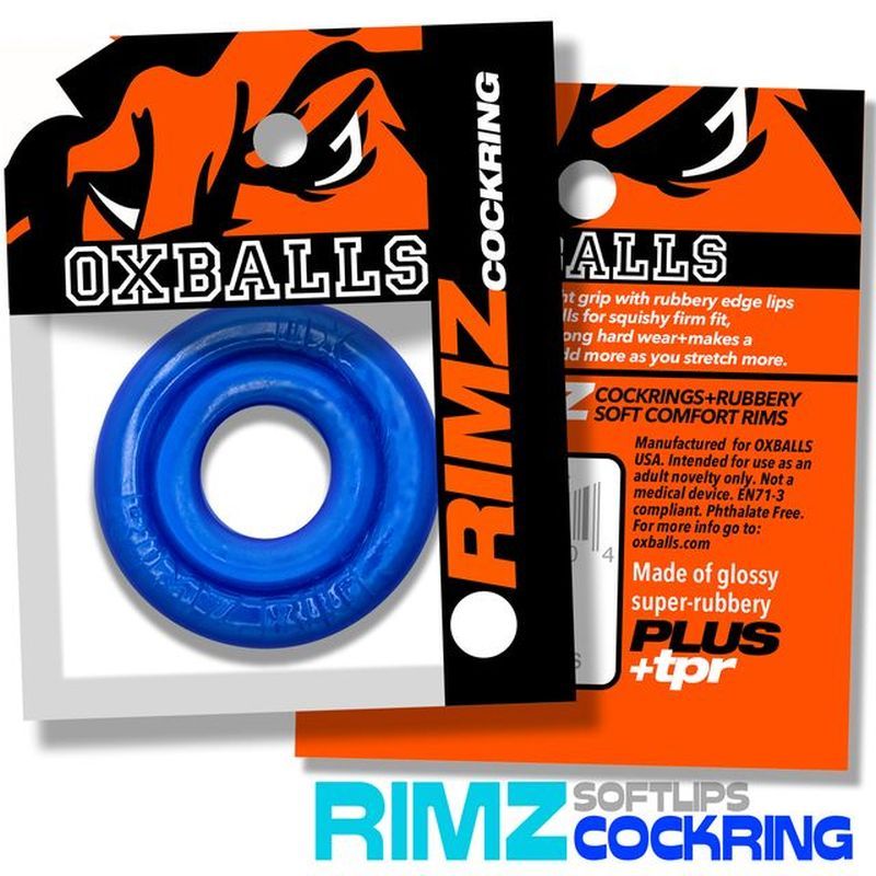 OxBalls Rimz Thick Grippy Mens Cock Ring - - Stretchy Cock Rings