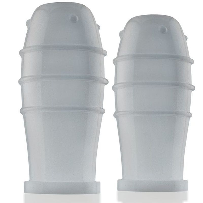 OxBalls Lankyz Silicone Womens Nipsuckers - Clear - Nipple and Clit Clamps