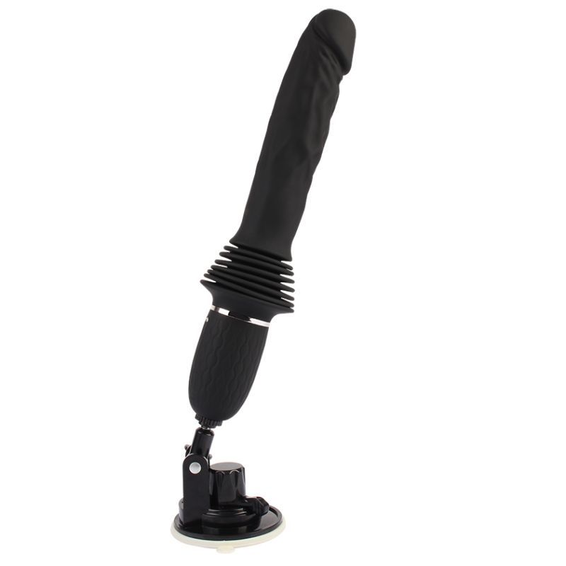 BMS Factory Aeshma Mountable Remote Heating Thrust Machine - Black - Sex Machines