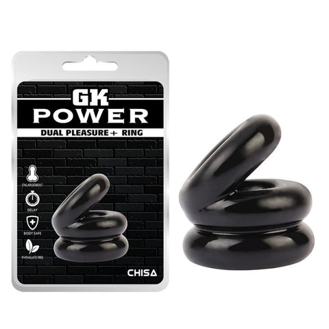 Chisa Stacked Dual Pleasure Male Pleasure Cock Ring - Stretchy Cock Rings