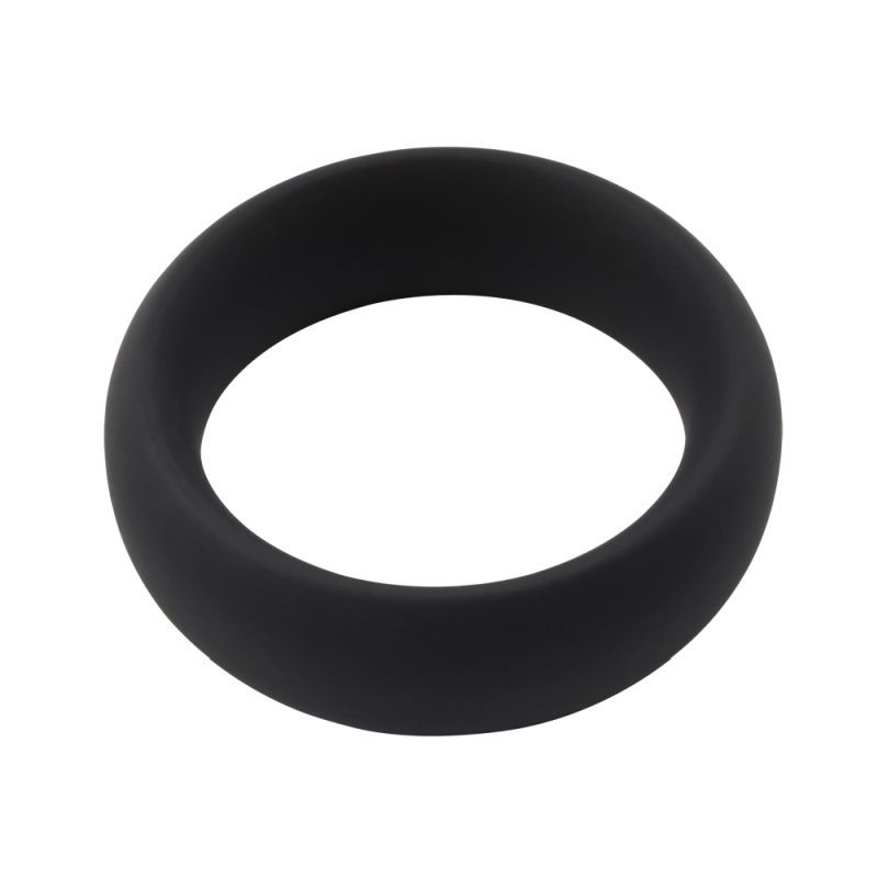 Chisa Infinity Comfort Mens Silicone Cock Ring L - Black - Stretchy Cock Rings
