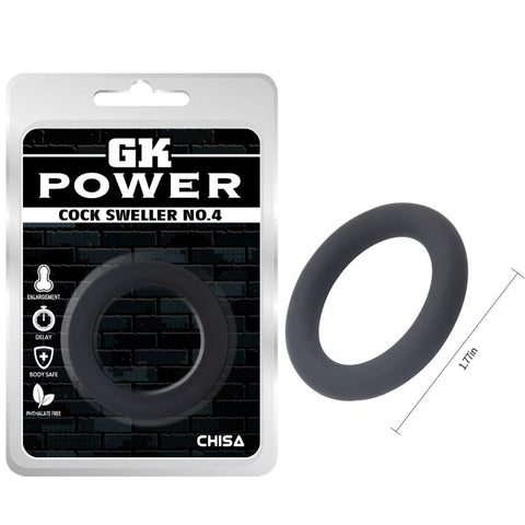 Chisa Cock Sweller Silicone Ball And Cock Ring - Stretchy Cock Rings