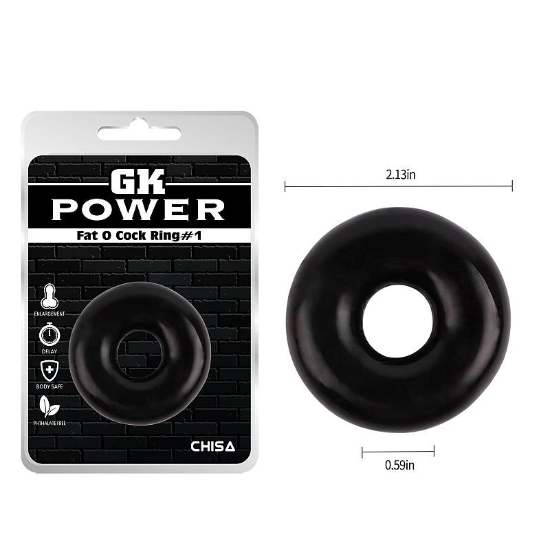 Chisa MEGA Fat O Male Stretchy Cock Ring - - Stretchy Cock Rings
