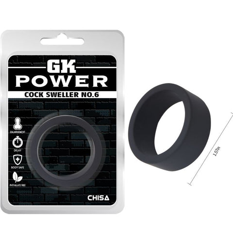 Chisa Cock Sweller Silicone Ball And Cock Ring - Stretchy Cock Rings