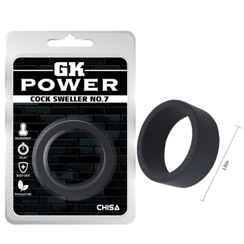 Chisa Cock Sweller Silicone Ball And Cock Ring - Stretchy Cock Rings