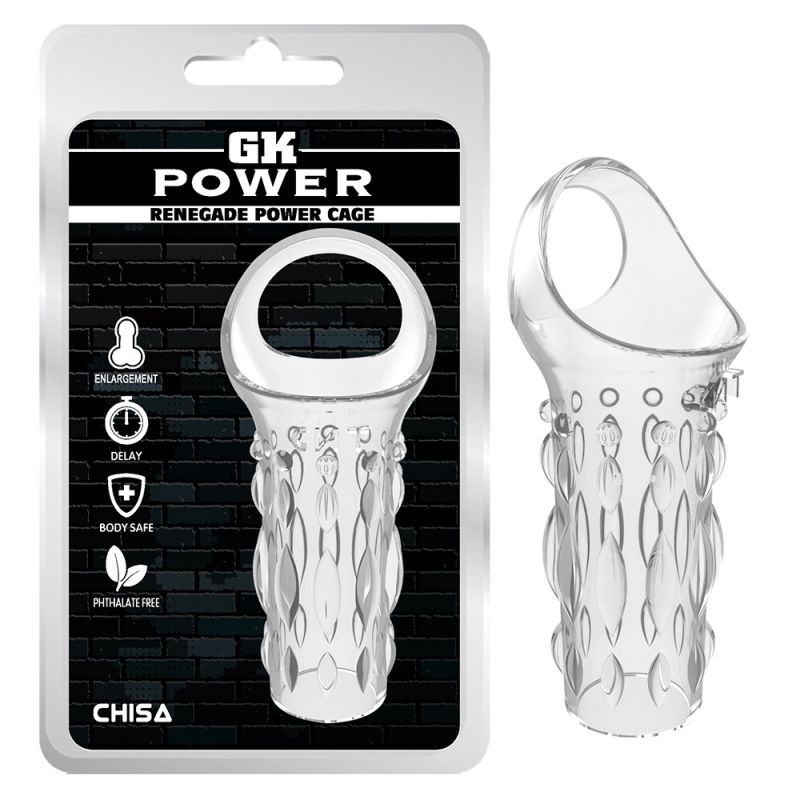 Chisa Renegade Mens Pleasure Power Cage - - Male Chastity