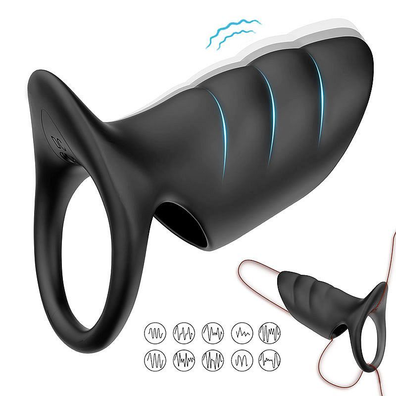 Doc Johnson Surge Vibrating Penis Sleeve Cock Ring - - Vibrating Cock Rings