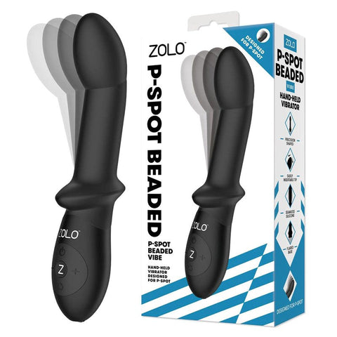 Zolo P-Spot Beaded Vibe - Curve, Rotate, and Flare for Blissful Pleasure - Prostate Toys